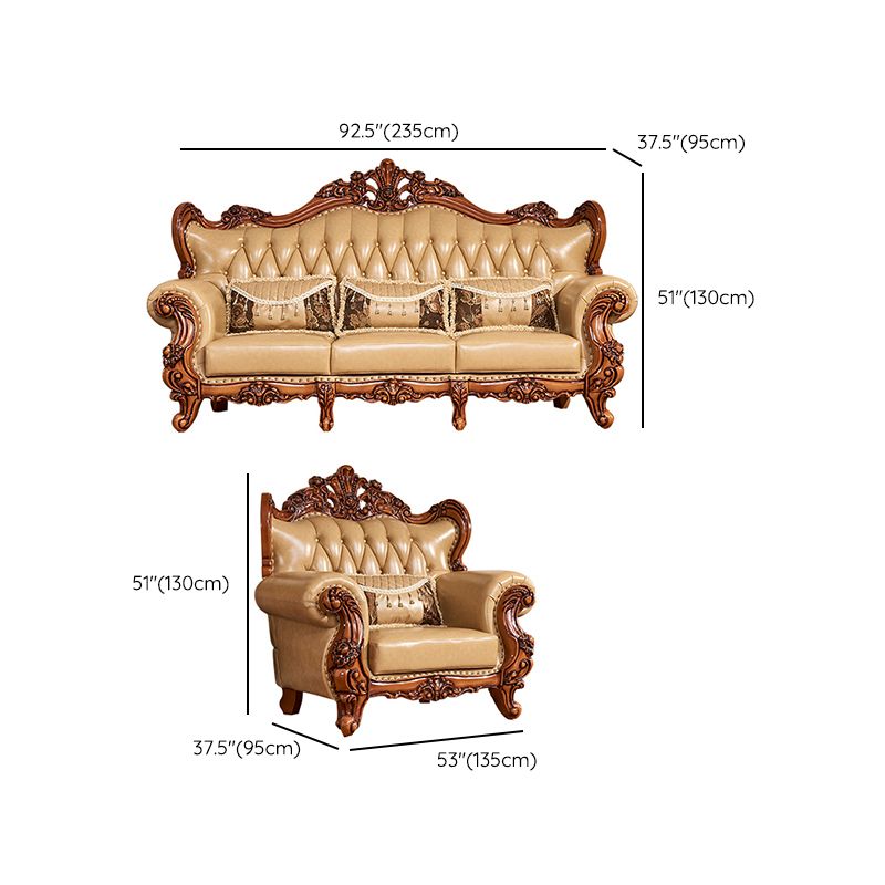Mid secolo moderno vera pelle vera in pelle trapuntata di divano arrotolato per soggiorno