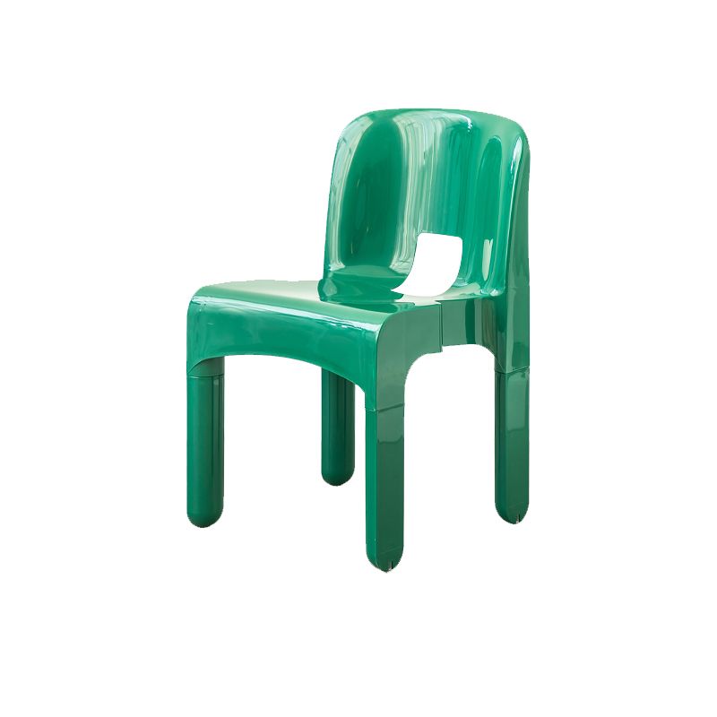 Plastic Open Back Dining Chair Stackable Side Chair for Dining Room Clearhalo 'Dining Chairs' 'Dining Tables & Seating' 'dining_chair' 'furn' 'furn_dining_chair' 'Furniture' 'Kitchen & Dining Furniture' 1200x1200_fd3e5b60-f2ba-41ee-9baf-16eb9ff76489