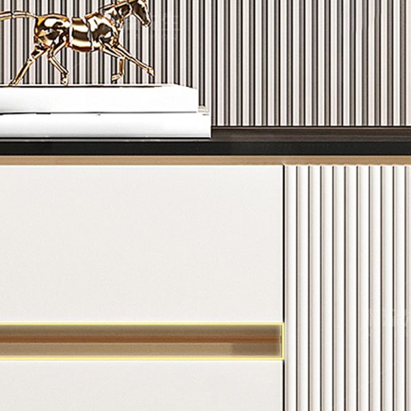 Strete sideboard di pietra server moderno e contemporaneo con armadi e cassetti