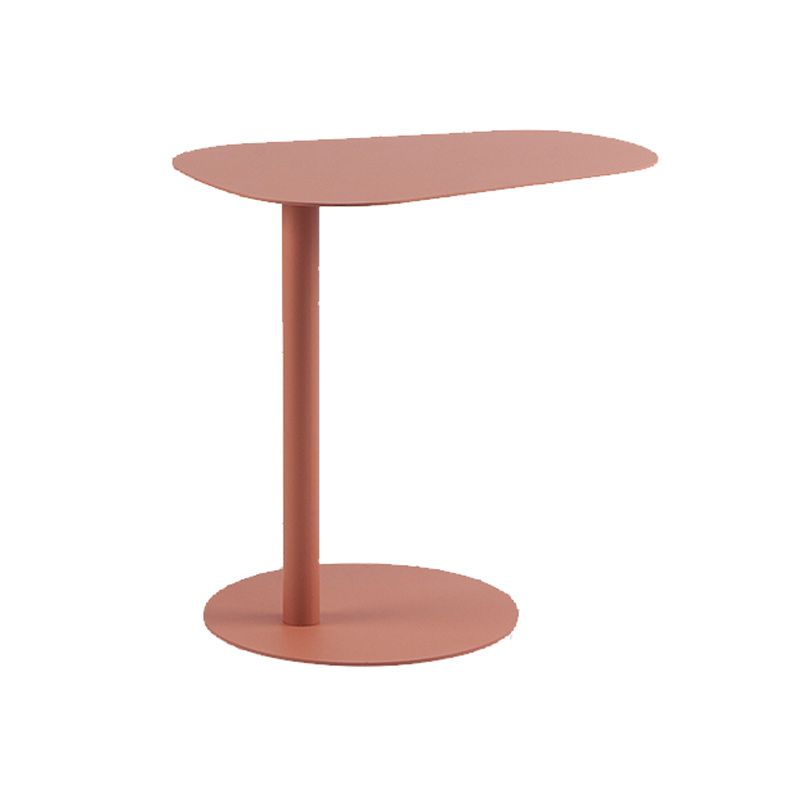 Mesa final geométrica de metal de mediados de siglo Mesa auxiliar de 20 "de altura C de altura