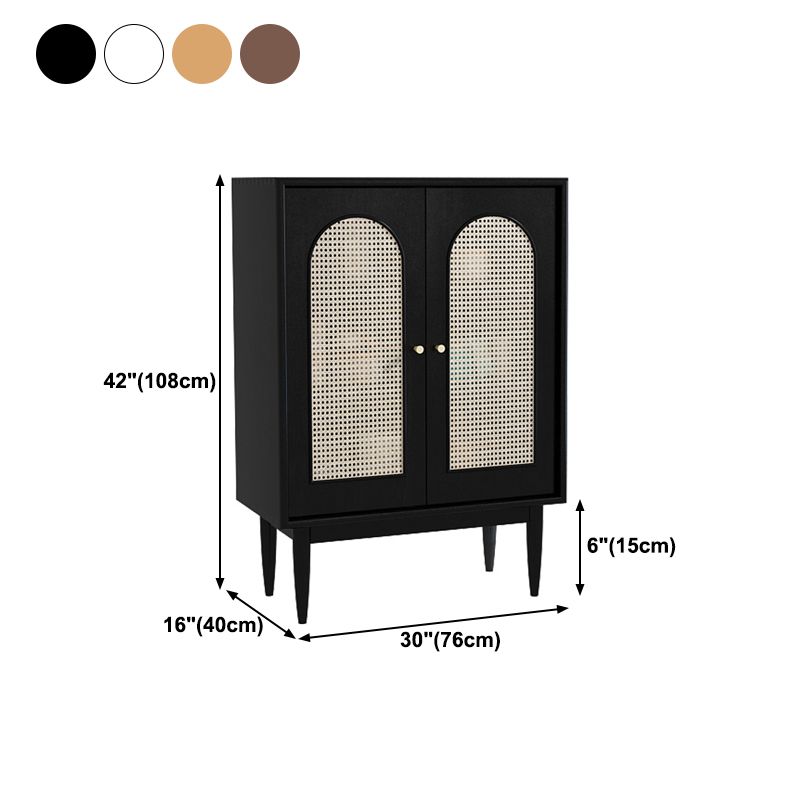 15.75"W Sideboard Contemporary Style Solid Wood Dining Server for Living Room Kitchen Clearhalo 'buffet_sideboard' 'Buffets & Sideboards' 'furn' 'furn_buffet_sideboard' 'Furniture' 'Kitchen & Dining Furniture' 1200x1200_fd45869f-c926-40c4-868e-f3363f4cad4e