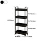 Moderno libreria etagere aperta scaffale in metallo scaffale in plastica scaffale con ruote di caster