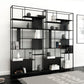 Industrial Open Rectangle Storage Bookshelf Home Office Etagere Bookcase Clearhalo 'Bookcases' 'furn' 'furn_bookcases' 'Furniture' 'Office Furniture' 1200x1200_fd474ea3-4c9e-485d-a0d3-b2a448014754