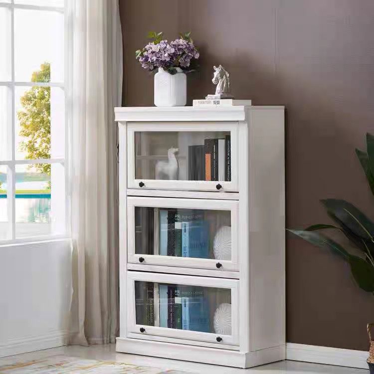 Modern Style Bookcase Solid Wood Rectangular Shelf with Doors Clearhalo 'Bookcases' 'furn' 'furn_bookcases' 'Furniture' 'furniture_bookcases' 'kitchen' 'kitchen_bookcases' 'Living Room Furniture' 'Office Furniture' 1200x1200_fd4a2358-fe2f-427a-9cfc-d843cce09966