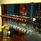Metal Hanging Wine Holder Rack Modern Wine Rack Kit -59"L x 11.8"W x 3.1"H Clearhalo 'furn' 'furn_wine_racks' 'Furniture' 'Kitchen & Dining Furniture' 'Wine Racks' 'wine_racks' 1200x1200_fd4b369f-2d0e-456f-8bb0-18938293fd44