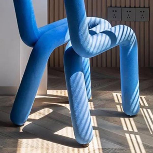 Contemporary Style Open Back Chair Velvet Dining Side Chair for Indoor Clearhalo 'Dining Chairs' 'Dining Tables & Seating' 'dining_chair' 'furn' 'furn_dining_chair' 'Furniture' 'Kitchen & Dining Furniture' 1200x1200_fd4c350d-a18c-4ac9-bf31-2f883da32285