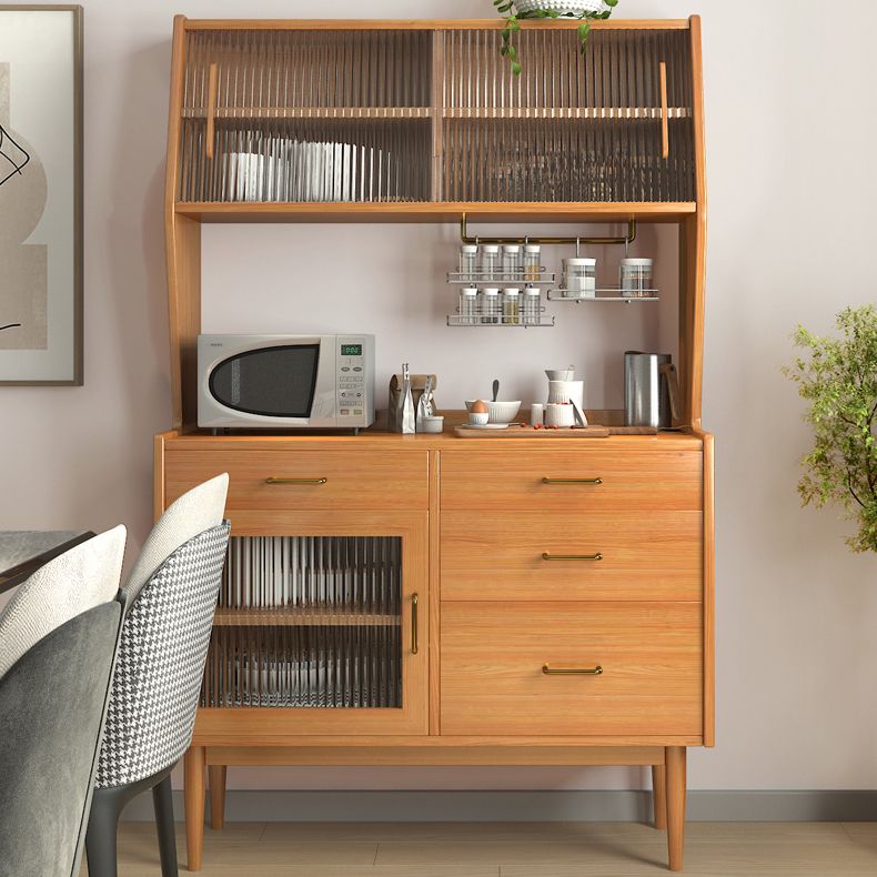 Portises en verre massif du buffet moderne Armoires avec porte coulissante