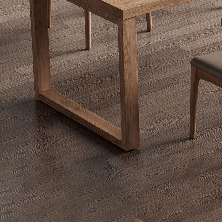 Set da pranzo moderno da 1/2/4/5/7 pezzi Set da pranzo per interni con doppio piedistallo in legno massello di pino
