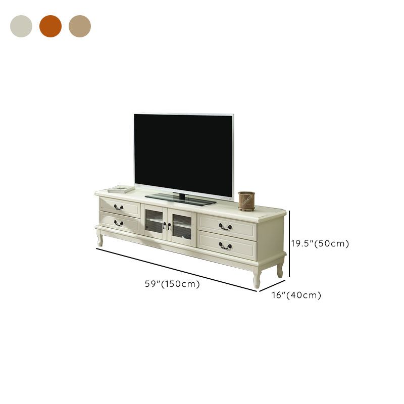 Wooden TV Stand Console Enclosed Storage TV Console with Drawers Clearhalo 'furn' 'furn_tv_stands_entertainment_centers' 'Furniture' 'Living Room Furniture' 'TV Stands & Entertainment Centers' 'TV Stands & Media Storage Furniture' 'tv_stands_entertainment_centers' 1200x1200_fd4e9721-b71d-4c92-a7fe-b475b3109e6c