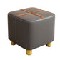 Faux Leather Modern Standard Striped Suqare Cube for Drawing Room Clearhalo 'furn' 'furn_ottomans_poufs' 'Furniture' 'Living Room Furniture' 'Ottomans & Poufs' 'ottomans_poufs' 1200x1200_fd504372-c9cf-437b-841e-a558e8fafc7c