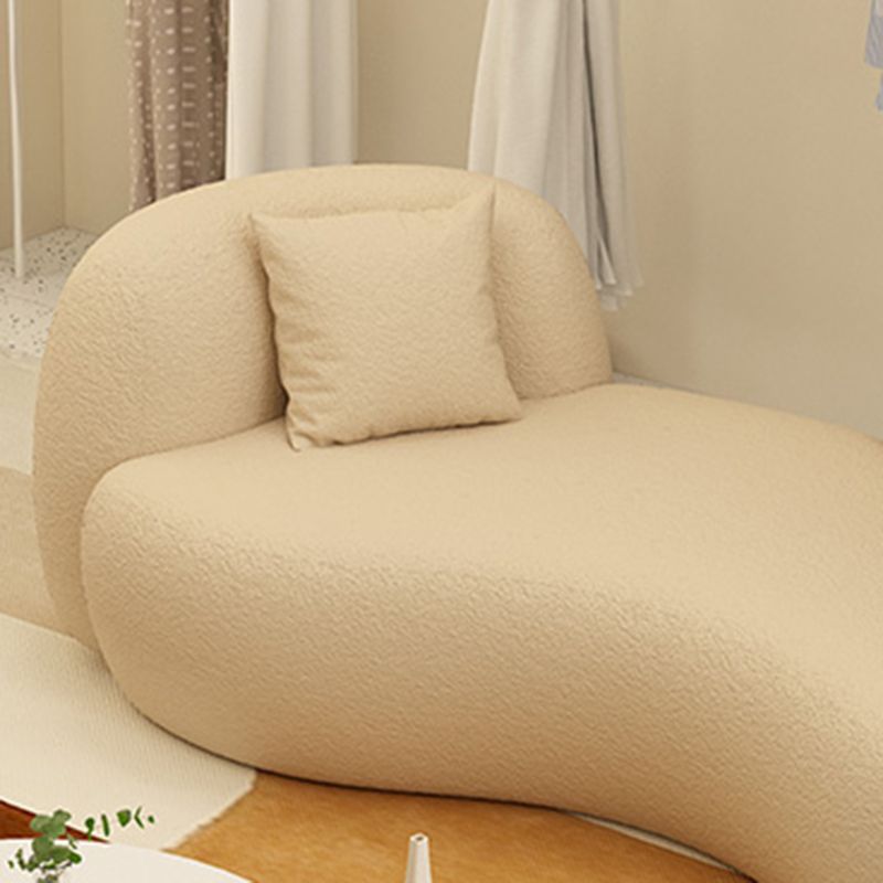 Sofá de sofá con brazo empotrado de lana 29.53 "Alto para sala de estar