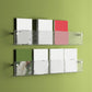 Floating Clear Plastic/Acrylic Bookcase Urban Wall Mounted Shelf Clearhalo 'Bookcases' 'furn' 'furn_bookcases' 'Furniture' 'Office Furniture' 1200x1200_fd5062f7-b0e0-496c-b4a7-22edd283bfd2