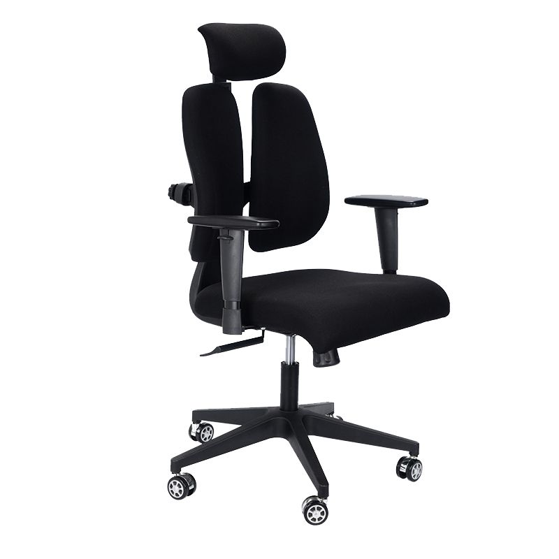 Modern Desk Chair Mesh Executiver Chair High-Back Chair in Black Clearhalo 'furn' 'furn_office_chair' 'Furniture' 'Office Chairs' 'Office Furniture' 'office_chair' 1200x1200_fd50fb3e-3ee4-4012-b6de-4c96a394267e