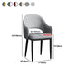 Silla de comedor de estilo contemporáneo silla de brazo con tapicería