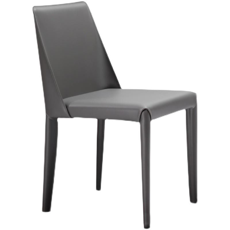Modern Dining Chairs Armless Chairs with Metal Legs for Kitchen Clearhalo 'Dining Chairs' 'Dining Tables & Seating' 'dining_chair' 'furn' 'furn_dining_chair' 'Furniture' 'Kitchen & Dining Furniture' 1200x1200_fd5215f0-9234-4c25-b116-11c35653020d