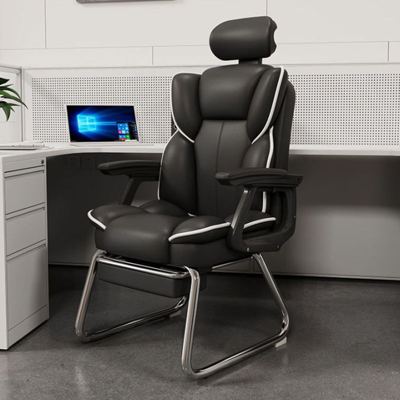 High Back Executive Bureau -voorzitter Moderne faux lederen armstoel