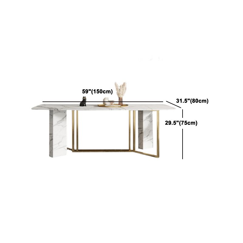 Set da tavolo di pietra glam Nordic Sinted 1/4/5/7 pezzi set da pranzo