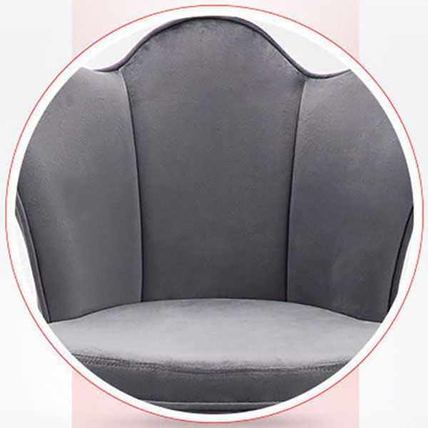 Scandinavian Metal Barstool Velvet Low Back Stool with Footrest for Bar Clearhalo 'Bar Furniture' 'Bar Stools' 'bar_stools' 'furn' 'furn_bar_stools' 'Furniture' 'Kitchen & Dining Furniture' 1200x1200_fd585b24-6309-4a70-a47d-38e88dcf5ea4