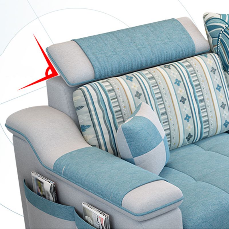 Modern Scooped Arm Sectional 106.3"L x 57"W x 35.43"H High Back Sofa with Storage Clearhalo 'furn' 'furn_sectionals' 'Furniture' 'furniture_sectionals' 'kitchen' 'kitchen_sectionals' 'Living Room Furniture' 'Sectionals' 1200x1200_fd58b7c1-b5dc-40ef-a180-8dfd4bdae572