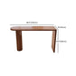 1/3 Pieces Bar Stool and Table Set Brown Solid Wood for Dining Room