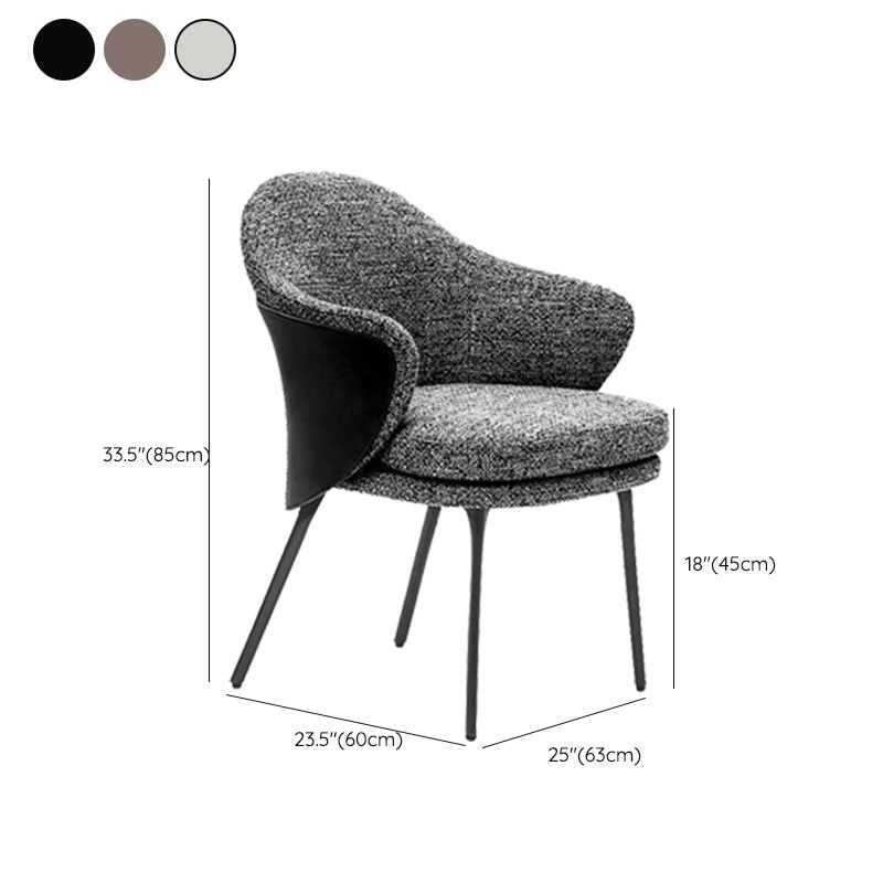 Silla tapizada para comedor silla de comedor de cuero falso