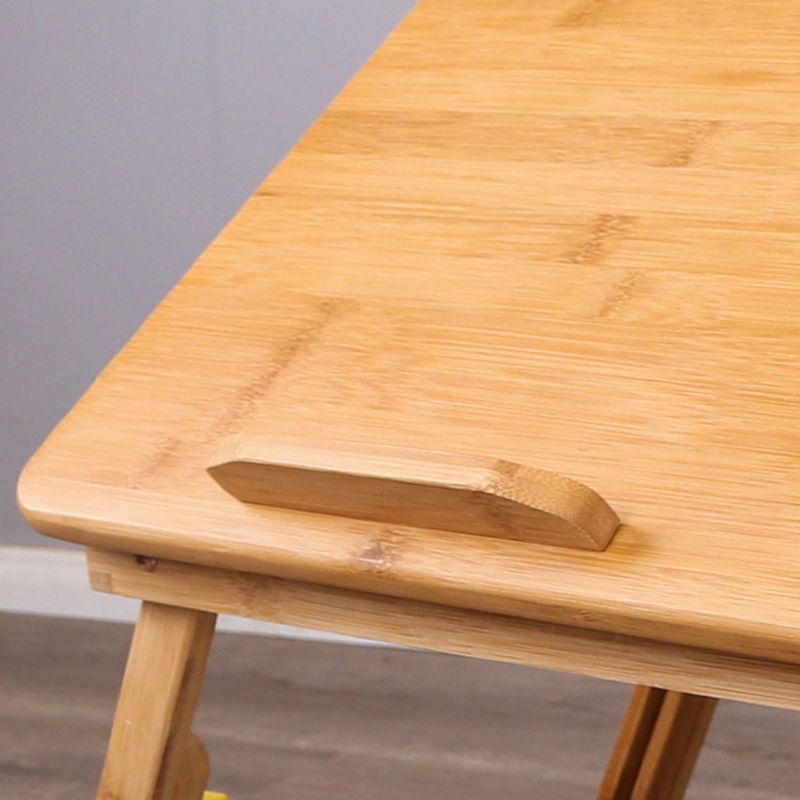 Scrivania di scrittura di bambù contemporanea per ufficio per ufficio