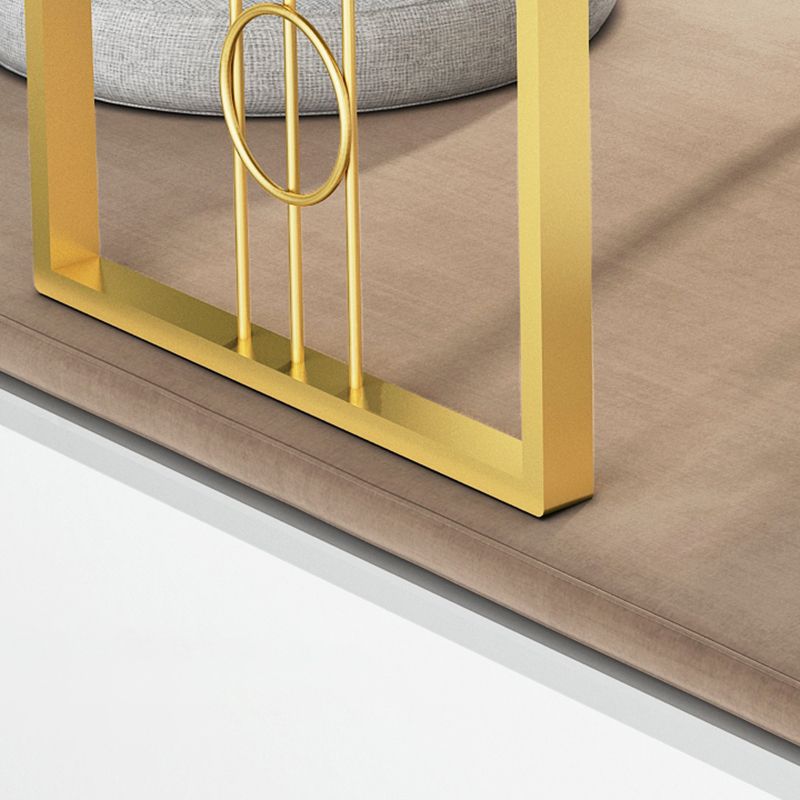 Tavolino da caffè top rettangolare, tavolo da cocktail da 11,81 "H in slitta