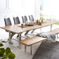 Solid Wood Brown Tone Table Luxury Sled Base Table for Dining Room Clearhalo ' dining_table' 'Dining Tables & Seating' 'Dining Tables' 'furn' 'furn_dining_table' 'Furniture' 'furniture_dining_table' 'Kitchen & Dining Furniture' 'kitchen&dining_furn' 'kitchen' 'kitchen_dining_table' 1200x1200_fd64225d-28cd-4374-9765-c17b7e5a382a