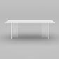 Modern White Dining Table Rectangle Sintered Stone Dining Table with Acrylic Base for Kitchen Clearhalo ' dining_table' 'Dining Tables & Seating' 'Dining Tables' 'furn' 'furn_dining_table' 'Furniture' 'furniture_dining_table' 'Kitchen & Dining Furniture' 'kitchen&dining_furn' 'kitchen' 'kitchen_dining_table' 1200x1200_fd67b176-d1c5-48b5-9ccb-d6215f452907