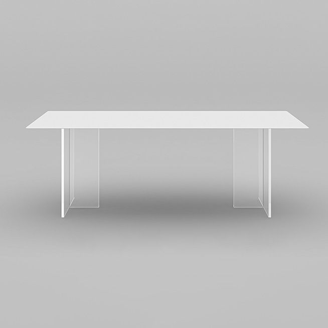 Modern White Dining Table Rectangle Sintered Stone Dining Table with Acrylic Base for Kitchen Clearhalo ' dining_table' 'Dining Tables & Seating' 'Dining Tables' 'furn' 'furn_dining_table' 'Furniture' 'furniture_dining_table' 'Kitchen & Dining Furniture' 'kitchen&dining_furn' 'kitchen' 'kitchen_dining_table' 1200x1200_fd67b176-d1c5-48b5-9ccb-d6215f452907