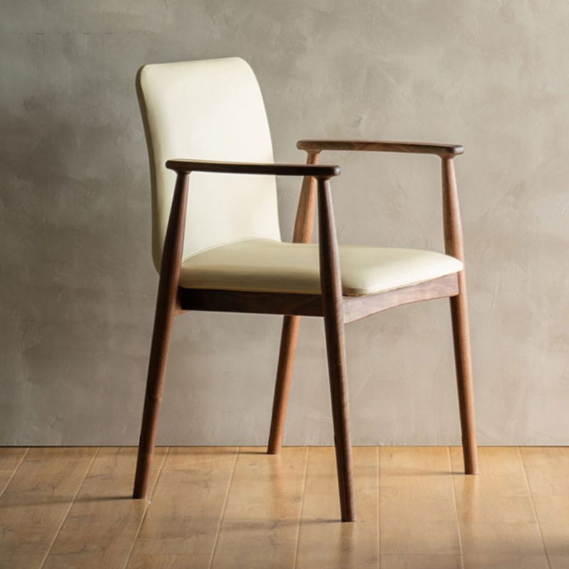 Contemporary Solid Wood Dining Chair Upholstered Arm Chair Home Clearhalo 'Dining Chairs' 'Dining Tables & Seating' 'dining_chair' 'furn' 'furn_dining_chair' 'Furniture' 'Kitchen & Dining Furniture' 1200x1200_fd69769a-16e9-424e-aa91-96ac123a5adb