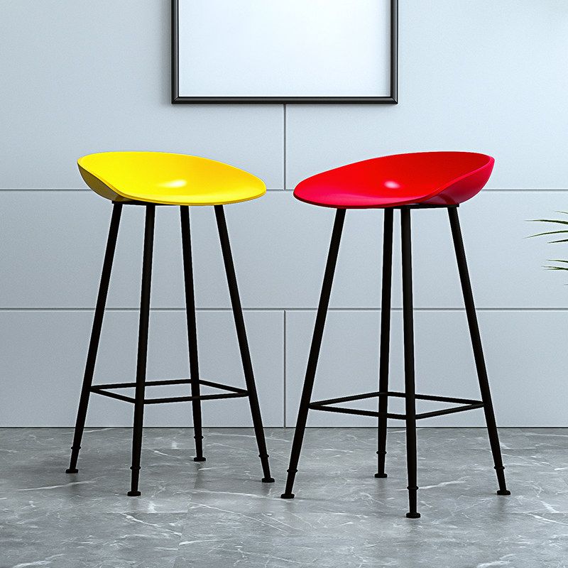Industrial Style Bar-stool Bucket PP Seat Counter Stool for Kitchen Bar Clearhalo 'Bar Furniture' 'Bar Stools' 'bar_stools' 'furn' 'furn_bar_stools' 'furniture_bar_stools' 'Kitchen & Dining Furniture' 'kitchen&dining_furn' 'kitchen' 'kitchen_furn' Furniture' 1200x1200_fd698b81-6f5b-4feb-8d42-0494fa49ee42