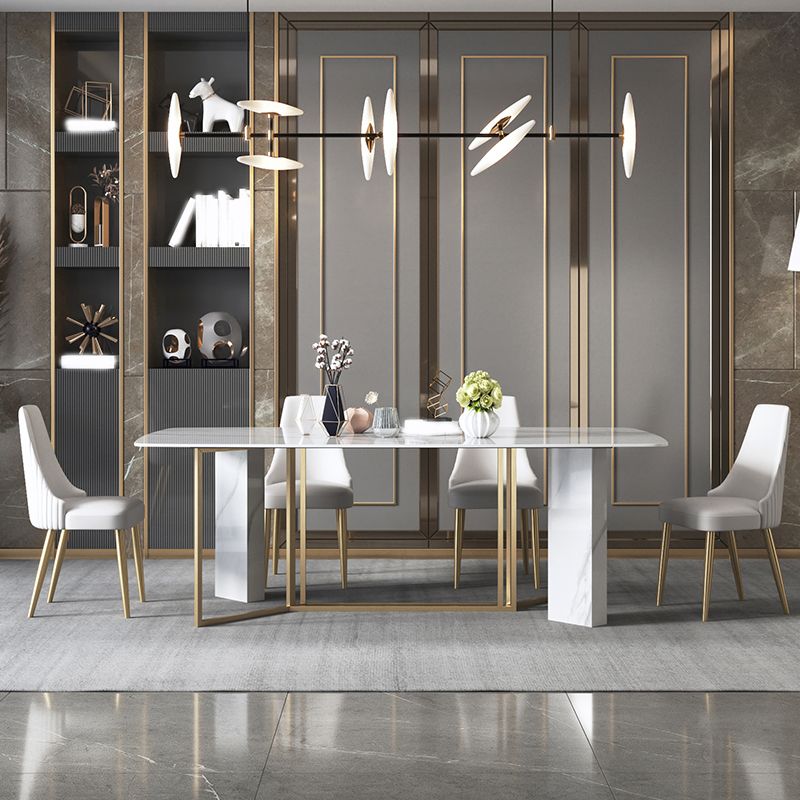 Set di sala da pranzo glam 1/4/5/7 PCS TRIM PEGINE DEADAGGI