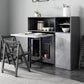 Rectangle Mid-Century Modern Dining Table Grey Base Table for Dining Room Clearhalo ' dining_table' 'Dining Tables & Seating' 'Dining Tables' 'furn' 'furn_dining_table' 'Furniture' 'furniture_dining_table' 'Kitchen & Dining Furniture' 'kitchen&dining_furn' 'kitchen' 'kitchen_dining_table' 1200x1200_fd6ad21f-b287-49a8-a660-eab828958aed