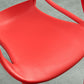 Open Back Dining Arm Chair Modern Indoor-Outdoor Plastic Chair