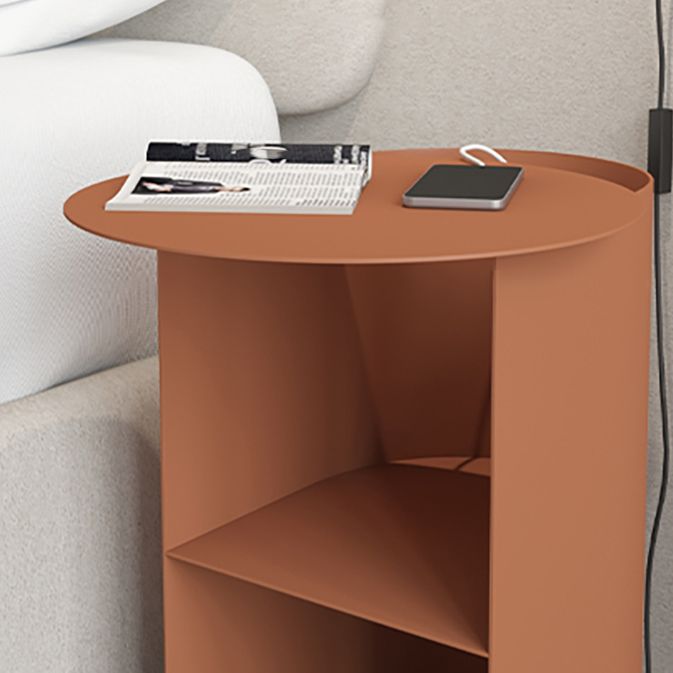 Metal Modern Bed Nightstand 20'' Tall 1-shelf Open Storage Bedside Cabinet Clearhalo 'Bedroom Furniture' 'furn' 'furn_night_stand' 'Furniture' 'night_stand' 'Nightstands' 1200x1200_fd6dc797-1ae3-4277-b2fe-86f26f7f21e2