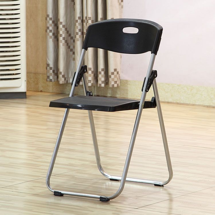 Sedia per ufficio imbottita in plastica senza bracciale moderna sedia da back office