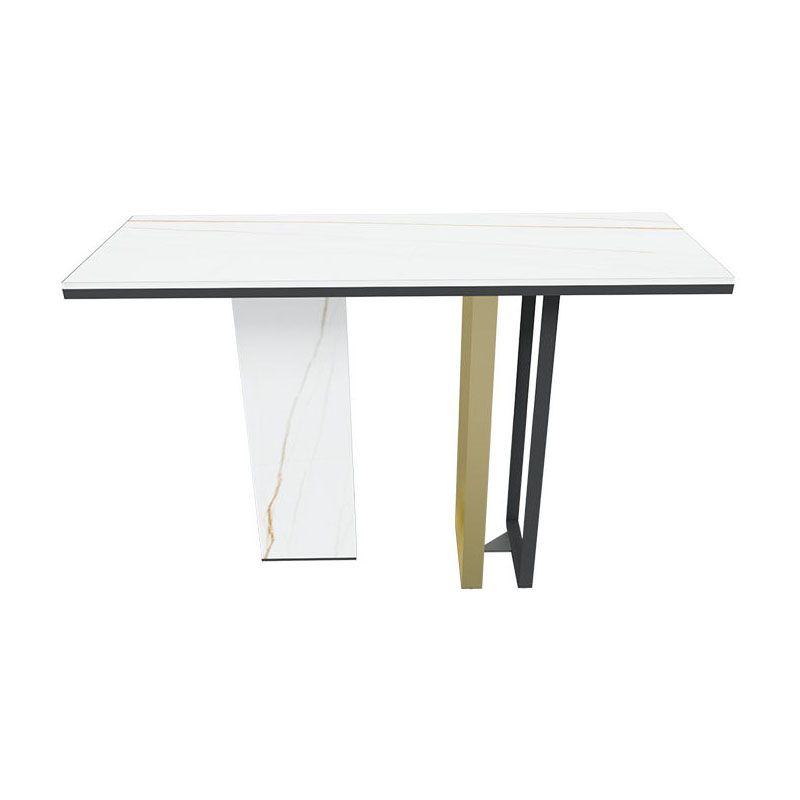 Tabella della console di pietra moderna 14 "W del tavolo di accento resistente alle macchie W per Hall