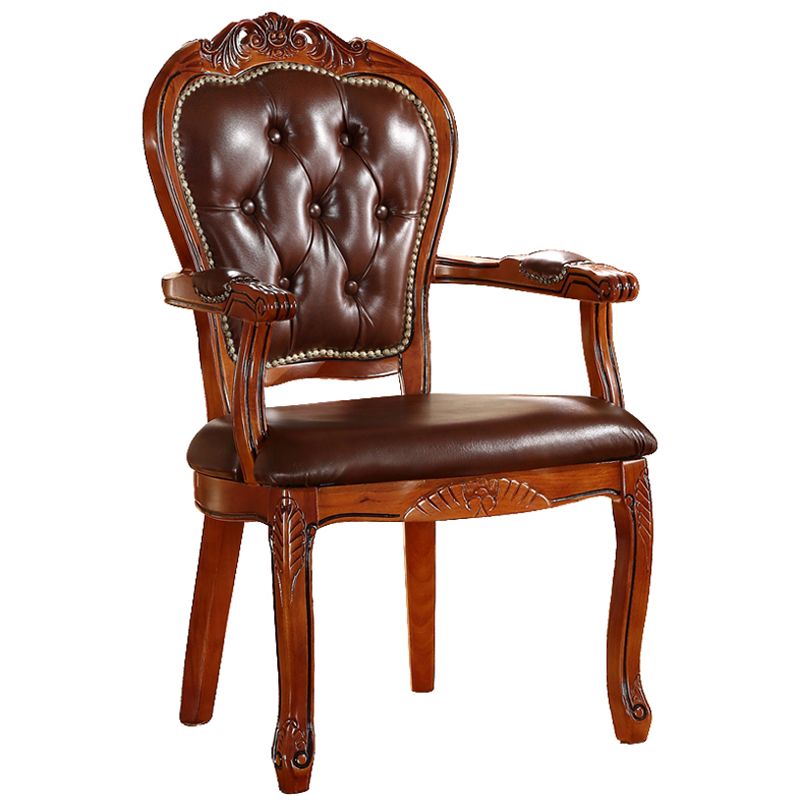 Scandinavian Style Rubberwood Chair Kitchen Open Back Arm Chairs (Set of 2) Clearhalo ' kitchen&dining_furn' 'Dining Chairs' 'Dining Tables & Seating' 'dining_chair' 'furn' 'furn_dining_chair' 'Furniture' 'furniture_dining_chair' 'Kitchen & Dining Furniture' 'kitchen' 1200x1200_fd74fc3b-bef1-4436-a7c7-00203912aca4