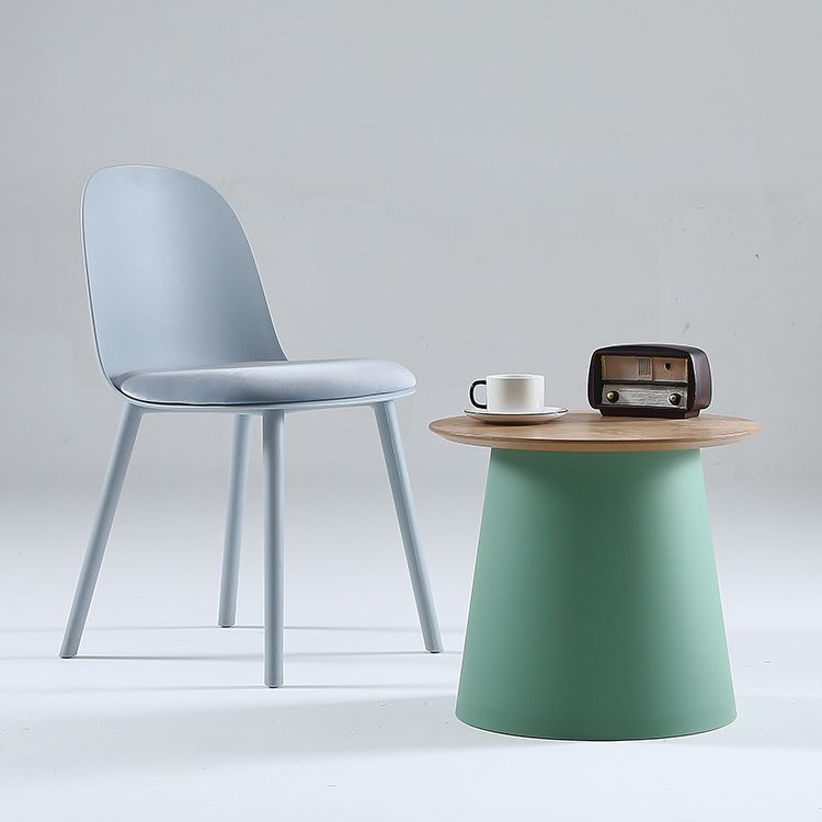 Nordic Dining Room Armless Chair Plastic Side Fabric Chair for Kitchen Clearhalo ' kitchen&dining_furn' 'Dining Chairs' 'Dining Tables & Seating' 'dining_chair' 'furn' 'furn_dining_chair' 'Furniture' 'furniture_dining_chair' 'Kitchen & Dining Furniture' 'kitchen' 1200x1200_fd76b572-a2cf-4954-8852-1d9275af2d4e