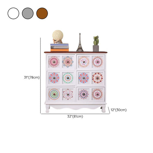 Camera da letto Nautica Verticale Verta in legno toracano con cassetti