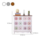 Bedroom Nautical Vertical Storage Chest Wooden Chest with Drawers