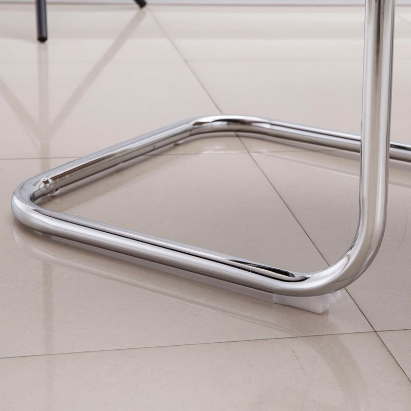 Hedendaagse PU -computerstoel Black Back Office Star Desk -stoel