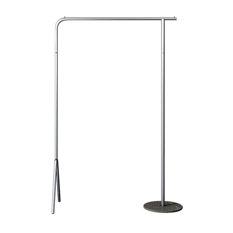 Precioso perchero de acero inoxidable para sala de estar