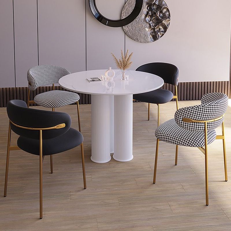 Modern Stone Dining Table Round Artificial Wood Table with Tripod Base Clearhalo 'Dining Tables & Seating' 'Dining Tables' 'dining_table' 'furn' 'furn_dining_table' 'Furniture' 'furniture_dining_table' 'Kitchen & Dining Furniture' 'kitchen' 'kitchen_dining_table' 1200x1200_fd78f3e9-1c15-47b5-a455-563d6f67eb91