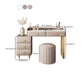 Luxurious Stone Top Vanity and Stool 5 Drawers Dressing Table Clearhalo 'Bedroom Furniture' 'furn' 'furn_makeup_vanities' 'Furniture' 'Makeup Vanities' 'makeup_vanities' 1200x1200_fd79724d-c04a-4edd-98ec-d2e0421565eb