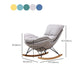 Modern Style Rocking Chair Indoor Mother Feeding Sofa Rocking Chair with Ottoman