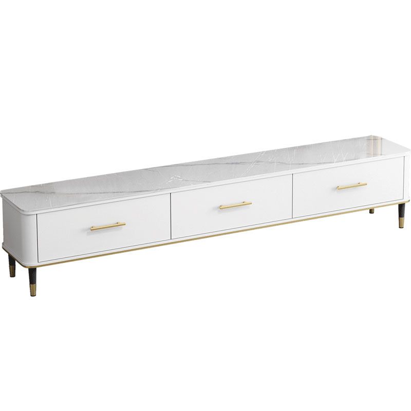 Stone TV Stand Console Contemporary Media Console with 3 Drawers Clearhalo 'furn' 'furn_tv_stands_entertainment_centers' 'Furniture' 'Living Room Furniture' 'TV Stands & Entertainment Centers' 'TV Stands & Media Storage Furniture' 'tv_stands_entertainment_centers' 1200x1200_fd7cf6d1-c123-4742-ba7d-44465b5adc9c