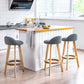 Scandinavian Coffee Shop Low Back Stool Matte Finish Upholstered Bar Stools Clearhalo 'Bar Furniture' 'Bar Stools' 'bar_stools' 'furn' 'furn_bar_stools' 'Furniture' 'furniture_bar_stools' 'Kitchen & Dining Furniture' 1200x1200_fd7d5cdc-de25-4300-a3ab-1a6837da3a54