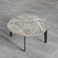 13.7"Tall 4 Legs Grey Rectangular/Round Slate Top Coffee Table Clearhalo 'Coffee & Accent Tables' 'Coffee Tables' 'coffee_tables' 'furn' 'furn_coffee_tables' 'Furniture' 'Living Room Furniture' 1200x1200_fd7e3052-3e8b-4728-89c9-8c53f90e33d7